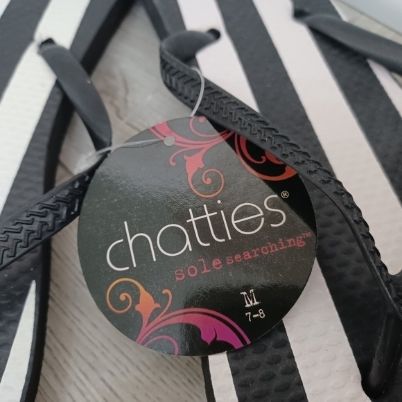 FREE WITH PURCHASE - Chatties flip flop size M 7-8 - Picture 3 of 5